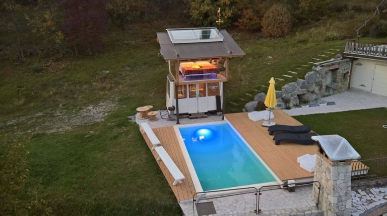 غرفة كابينة التلفريك الإيطالية