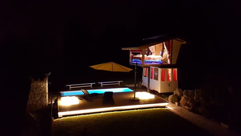 غرفة كابينة التلفريك الإيطالية