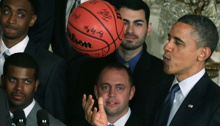 باراك أوباما في البيت الأبيض 4 مايو 2012