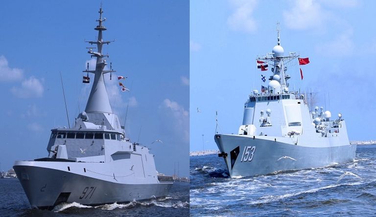 تدريب عسكري مصري صيني مشترك بالبحر المتوسط