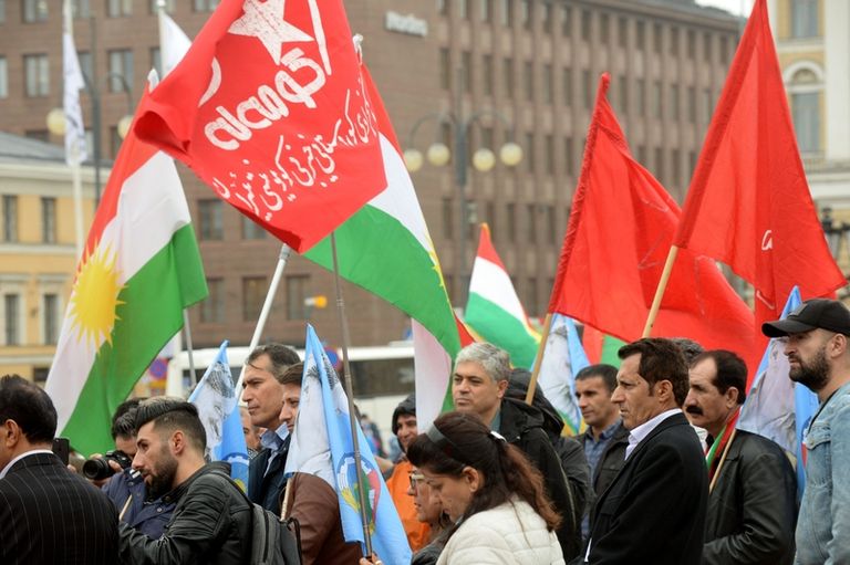 المتظاهرون هتفوا ضد النظام الإيراني