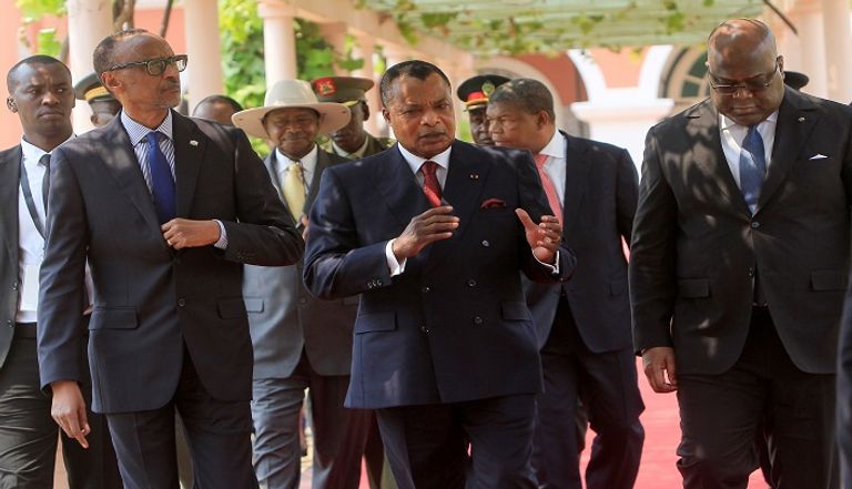 توقيع الاتفاق بين رواندا وأوغندا - الفرنسية