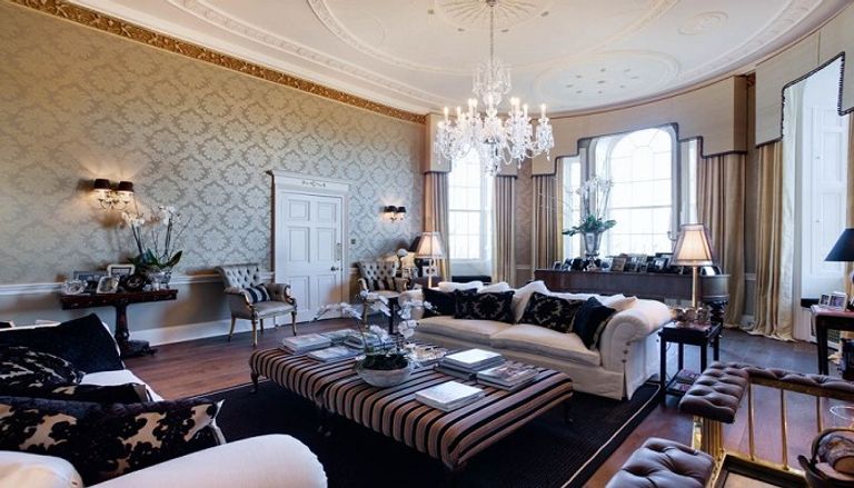 قلعة سيتون بمقاطعة لوثيان الشرقية في اسكتلندا