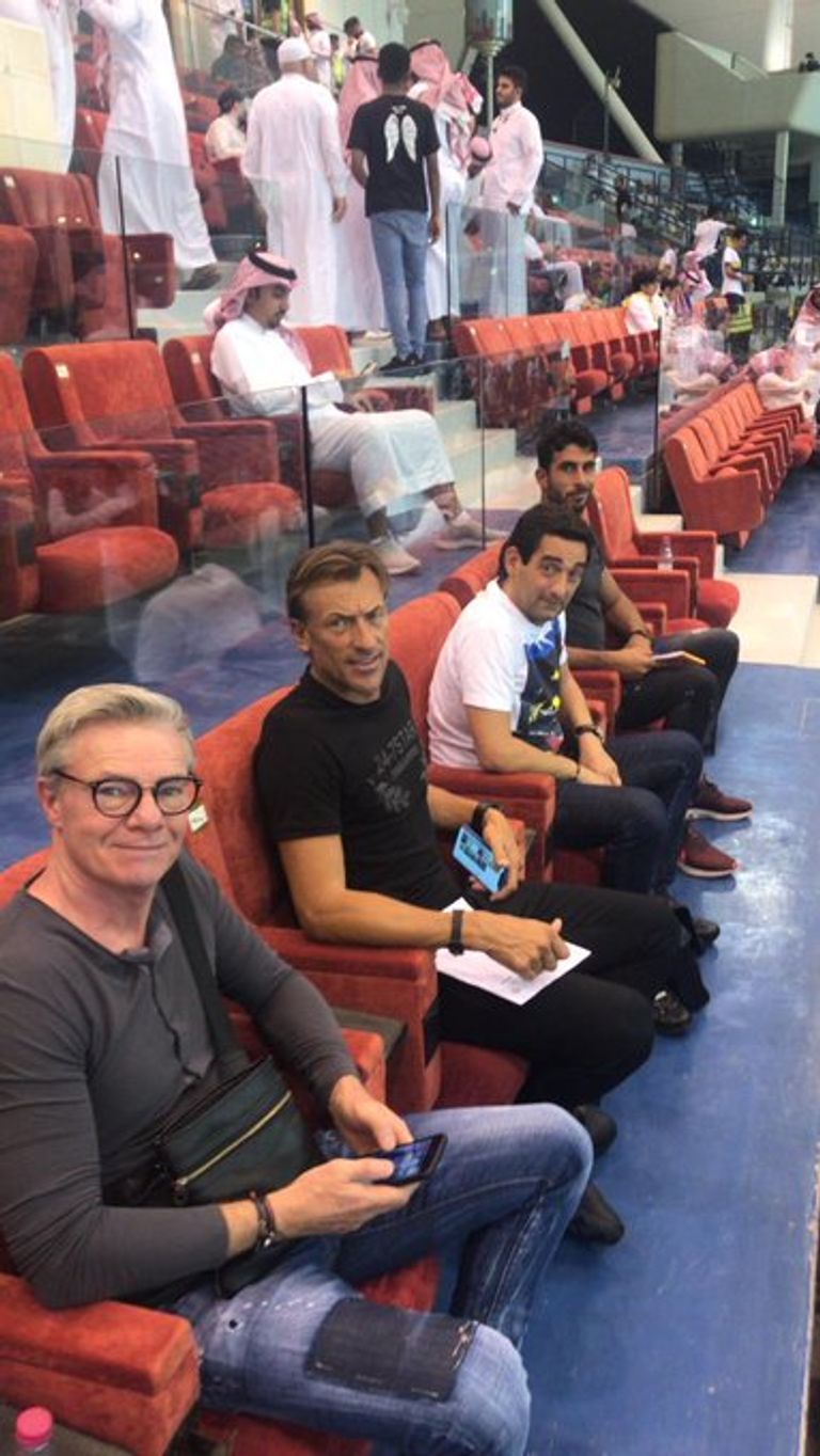 رينار في المدرجات هيرفي رينار