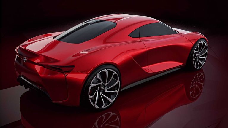 تصميم أوليّ لطراز MR2 من تويوتا