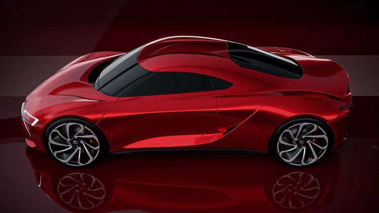 تصميم أوليّ لطراز MR2 من تويوتا
