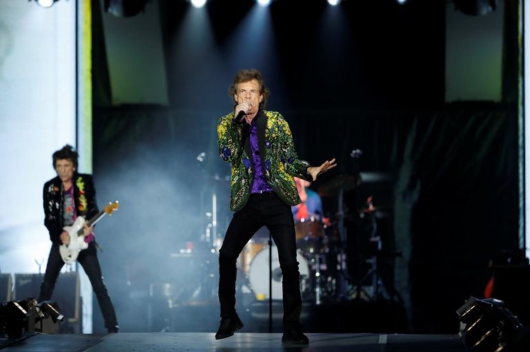 جانب من إحدى حفلات "رولينج ستونز"