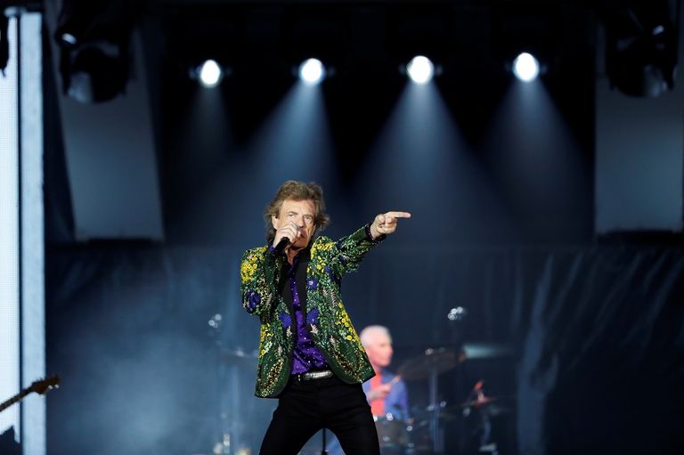 جانب من إحدى حفلات "رولينج ستونز"