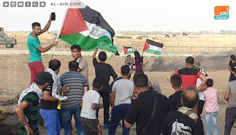 مسيرات الجمعة الـ71 لكسر الحصار شرقي غزة