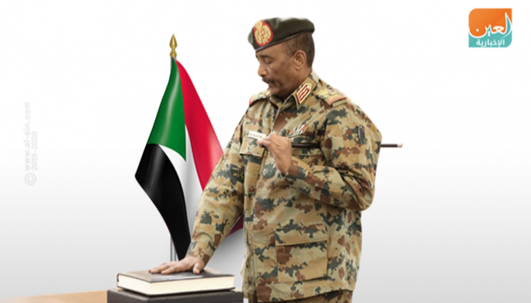 البرهان يؤدي القسم رئيسا للمجلس السيادي السوداني