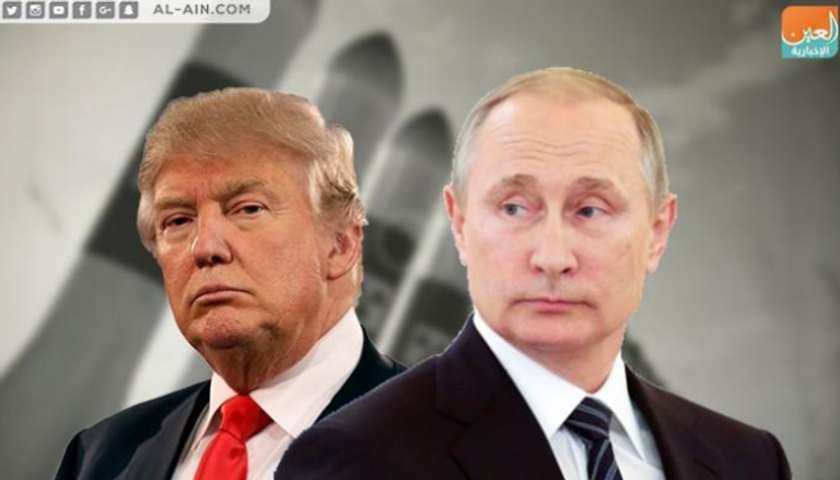 الرئيس الأمريكي دونالد ترامب ونظيره الروسي بوتين