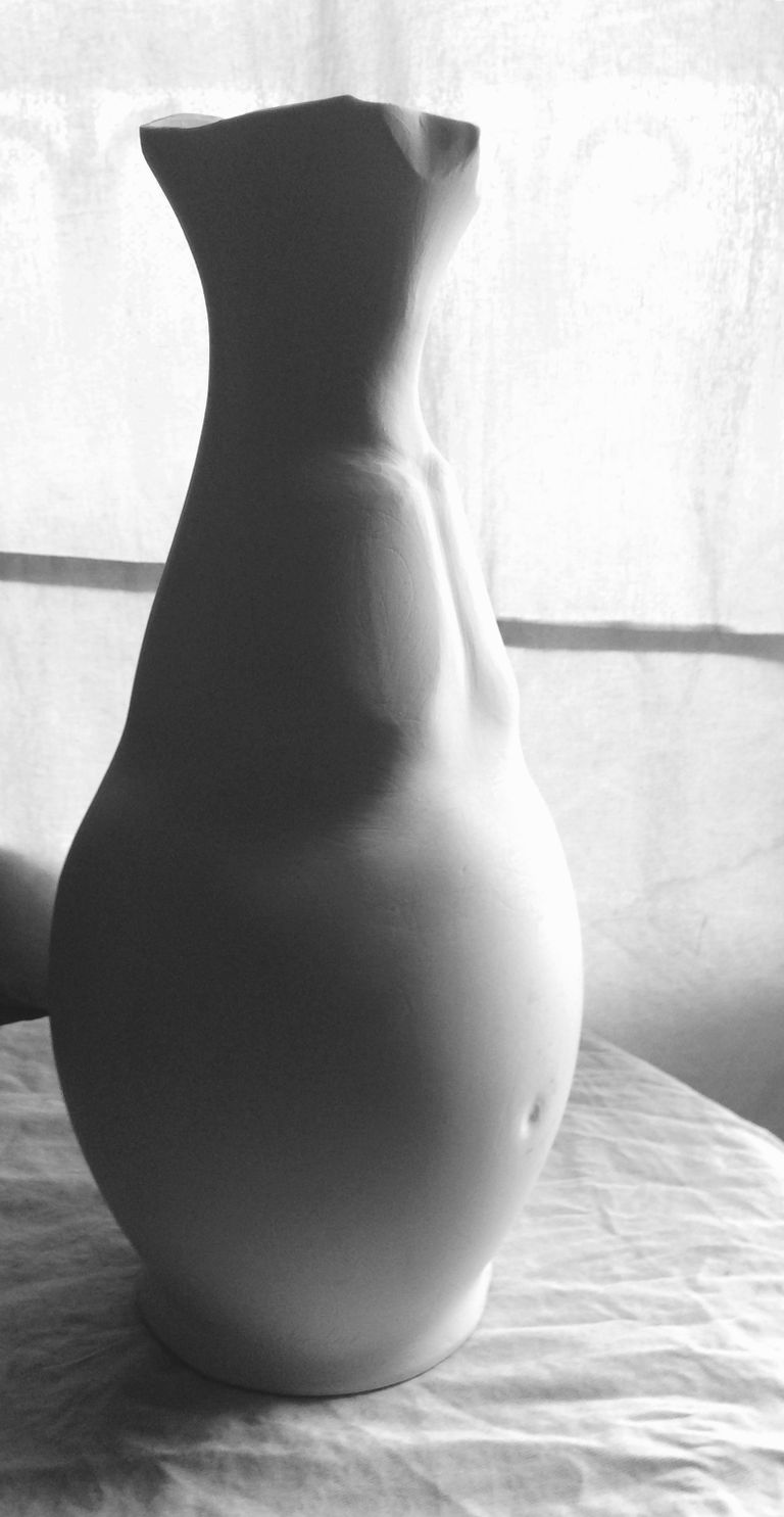 الفنانة المصرية رشا سليمان مع أعمالها