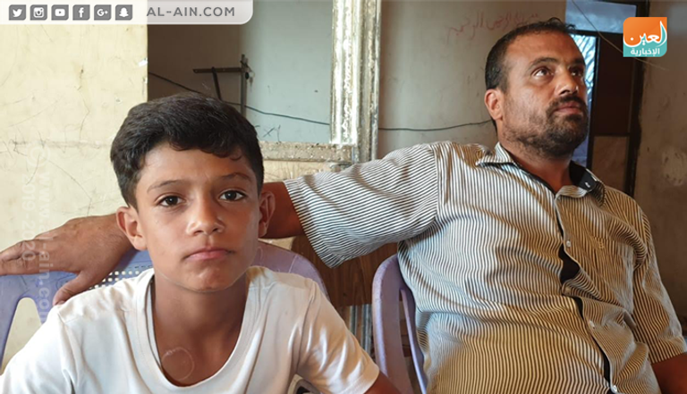 الطفل الفلسطيني عز الدين صمصوم