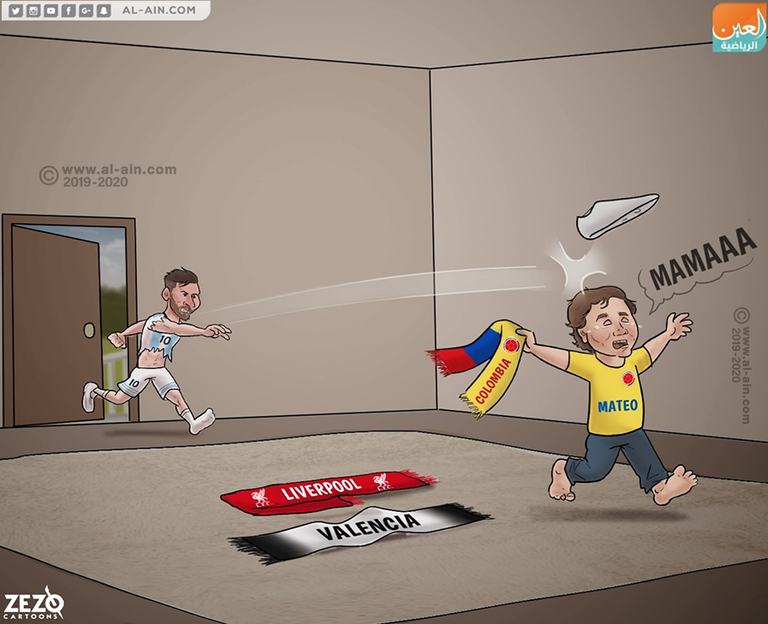 ليونيل ميسي ونجله ماتيو