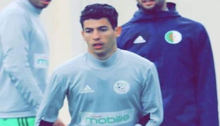 هيثم لوصيف هشام بوداوي لاعب منتخب الجزائر