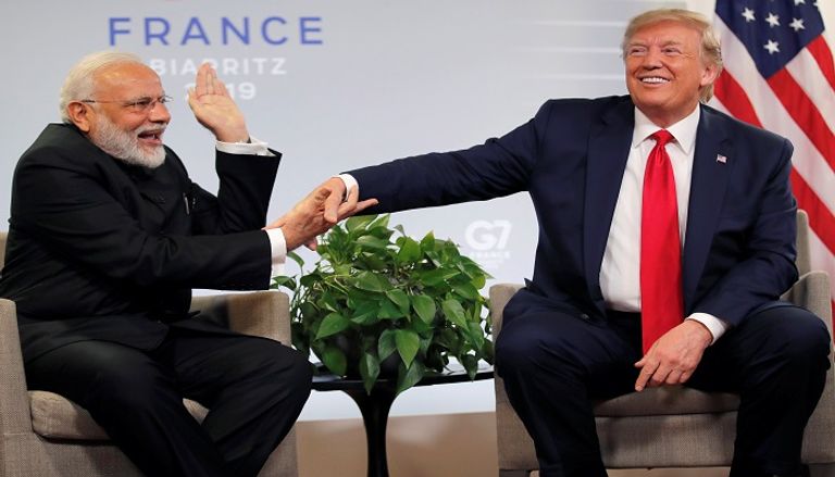 رئيس الوزراء الهندي والرئيس الأمريكي