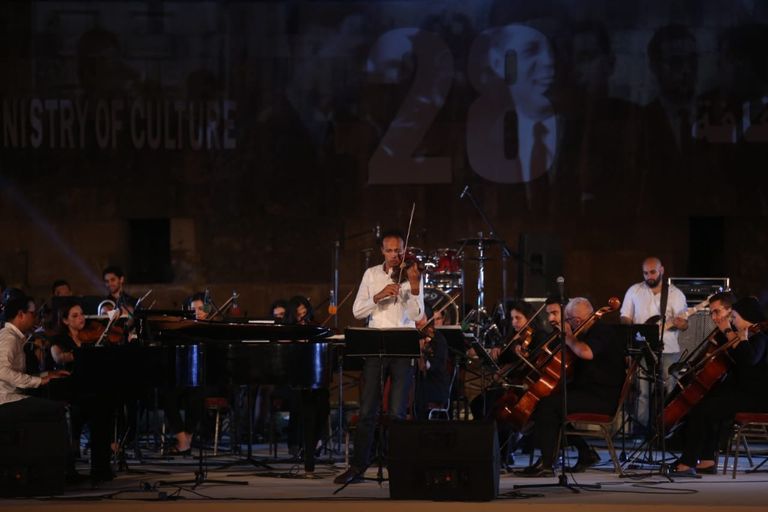 نادية مصطفى في مهرجان القلعة 
