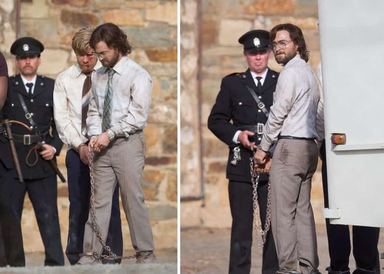 دانييل رادكليف في "الهروب من بريتوريا" دانييل رادكليف في فيلمه الجديد