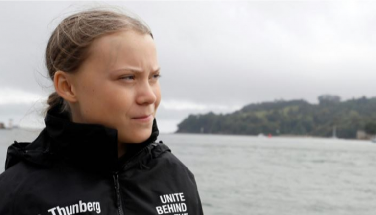 ناشطة المناخ السويدية الشابة جريتا تونبرج