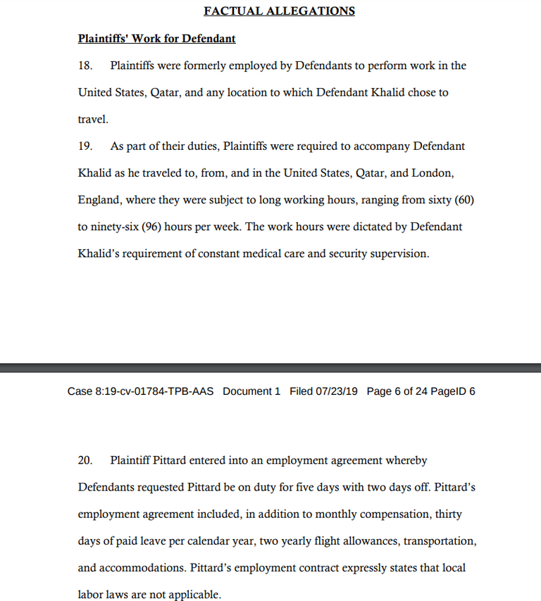 شقيق أمير قطر يتهرب من دعوى جنائية بأمريكا