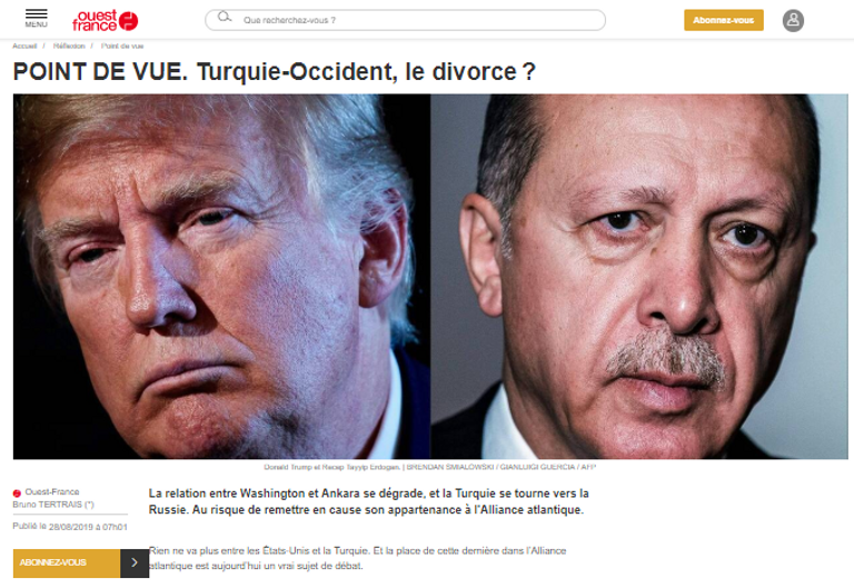 الرئيس التركي رجب طيب أردوغان والأمريكي دونالد ترامب