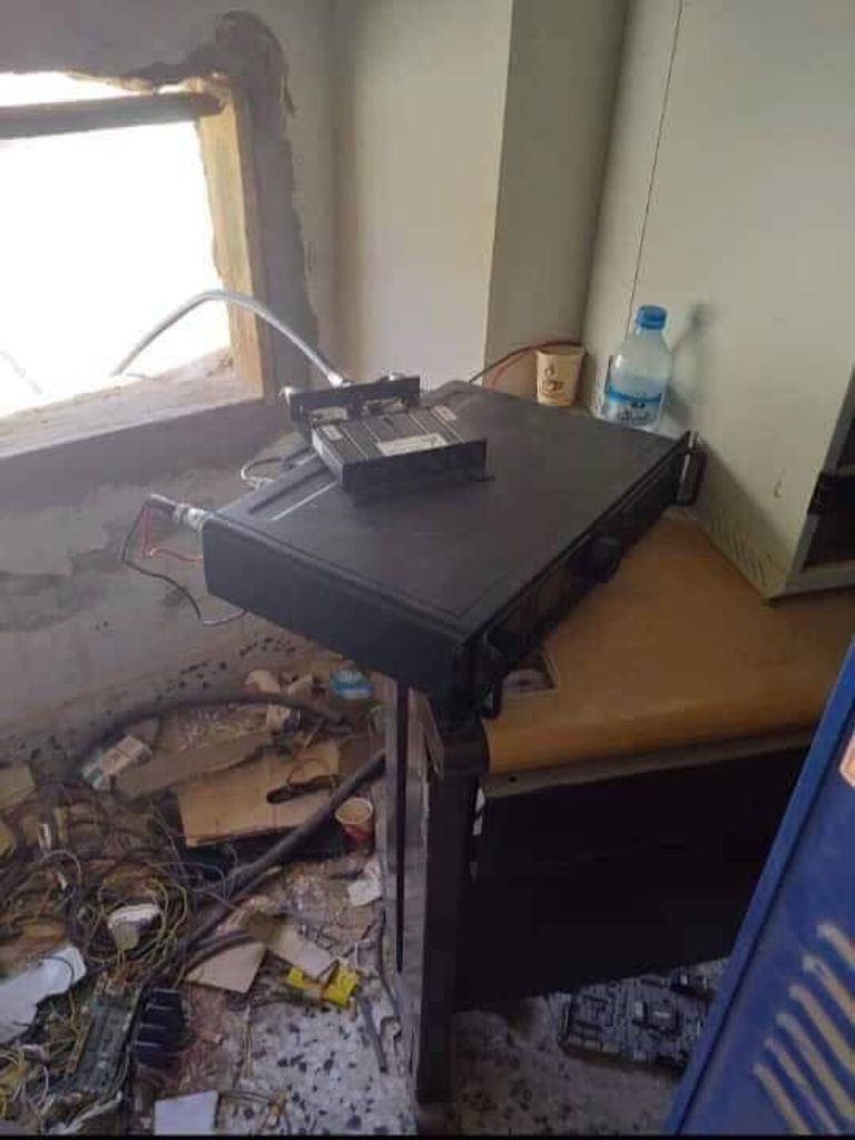 هوائيات لتوجيه الطيران التركي المسير في غريان