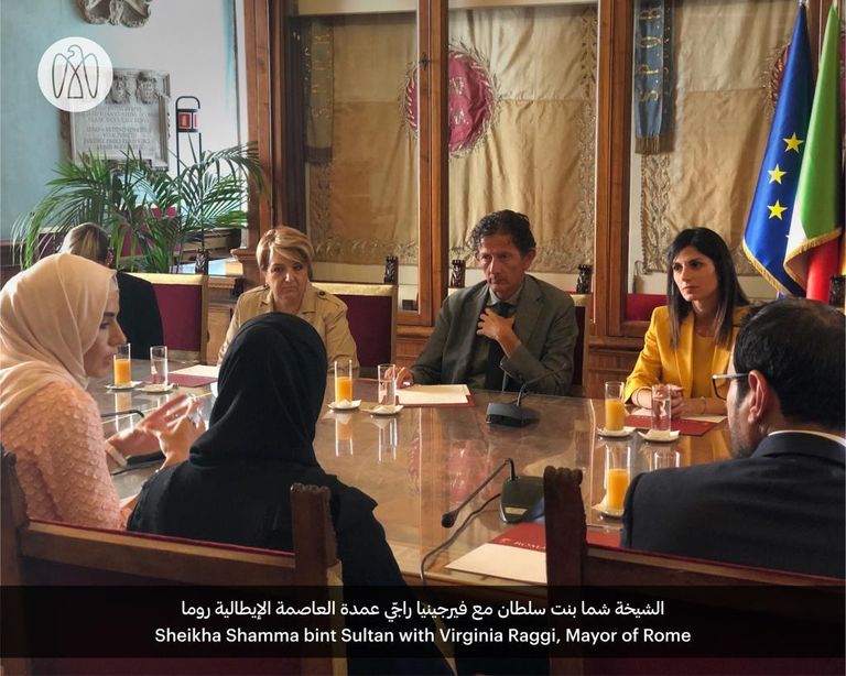 شما بنت سلطان تبحث حلول الاستدامة في إيطاليا