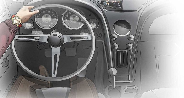 كابينة القيادة بطراز كورفيت الأحدث C8