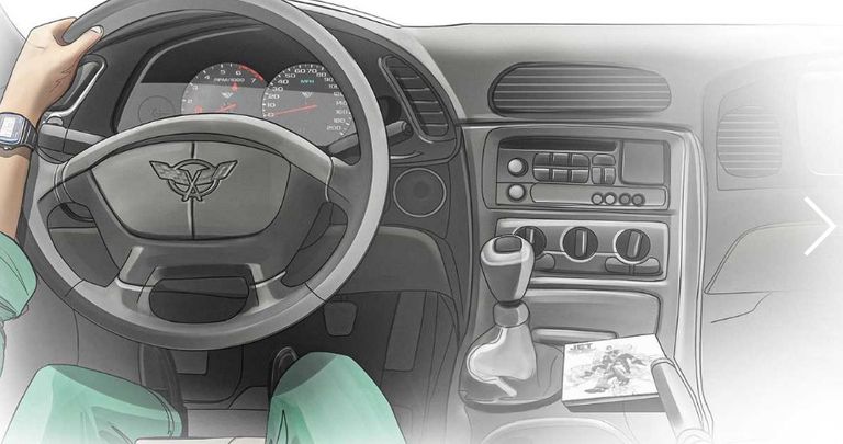 كابينة القيادة بطراز كورفيت الأحدث C8