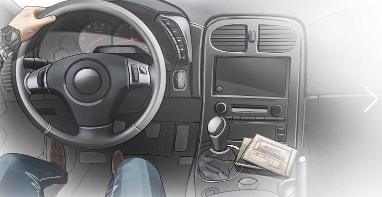 كابينة القيادة بطراز كورفيت الأحدث C8