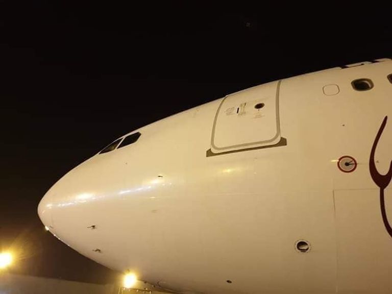 إصابات ناتجة عن قصف المطار