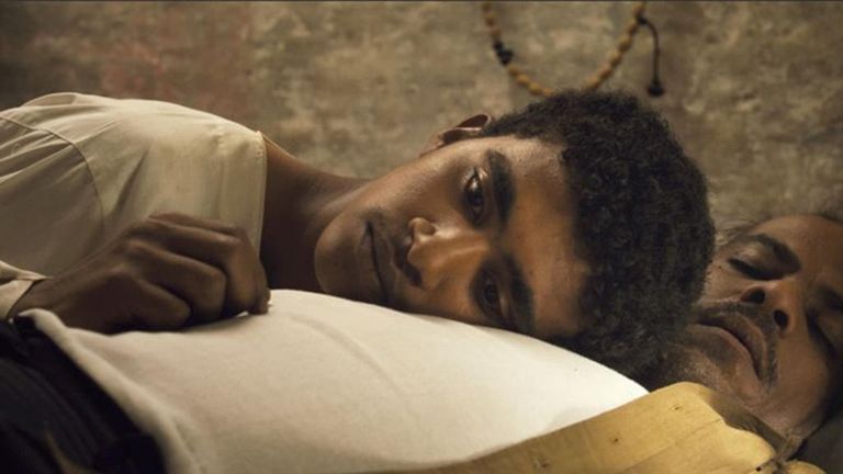 مشهد من الفيلم السوداني