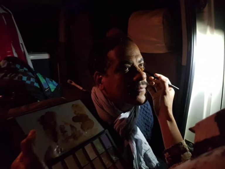 مشهد من الفيلم السوداني