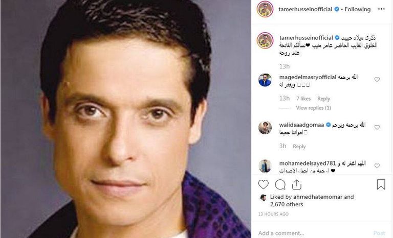 الفنان الراحل عامر منيب