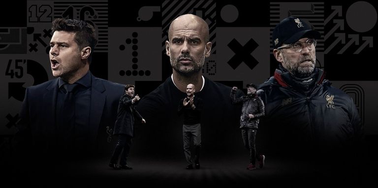 كلوب وجوارديولا وبوكيتينو رونالدو وميسي وفان ديك