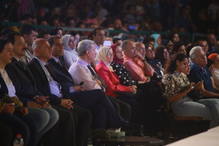 عمر خيرت خلال حفل محكى القلعة