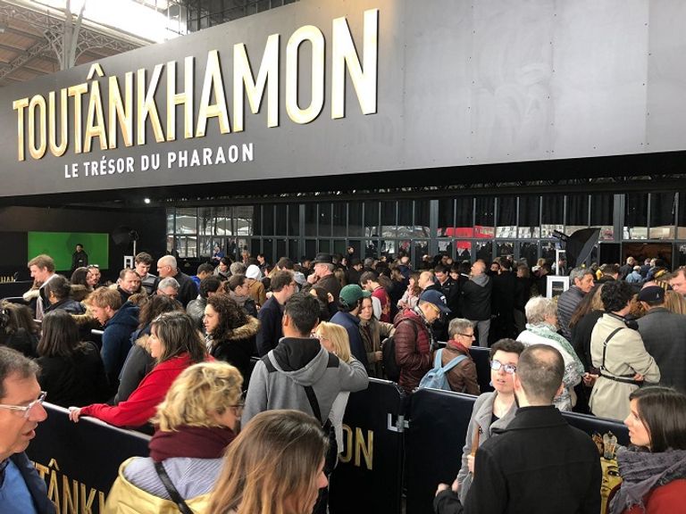 من معرض "توت عنخ آمون"