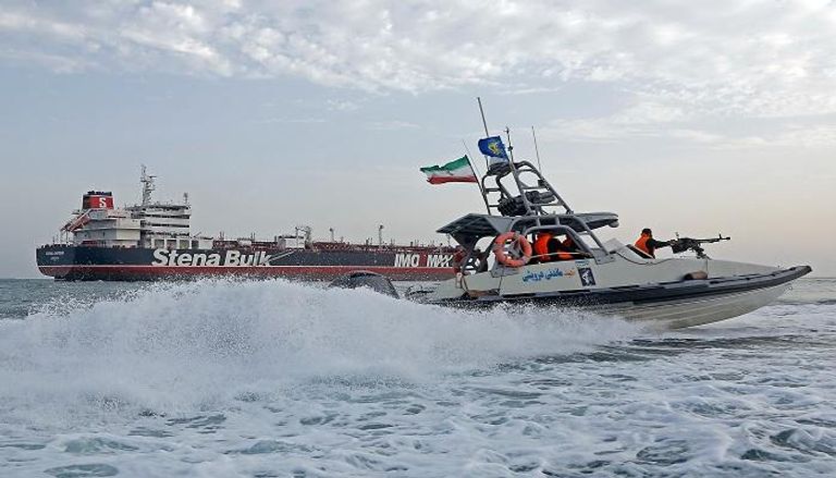 ناقلة النفط البريطانية المحتجزة لدى إيران