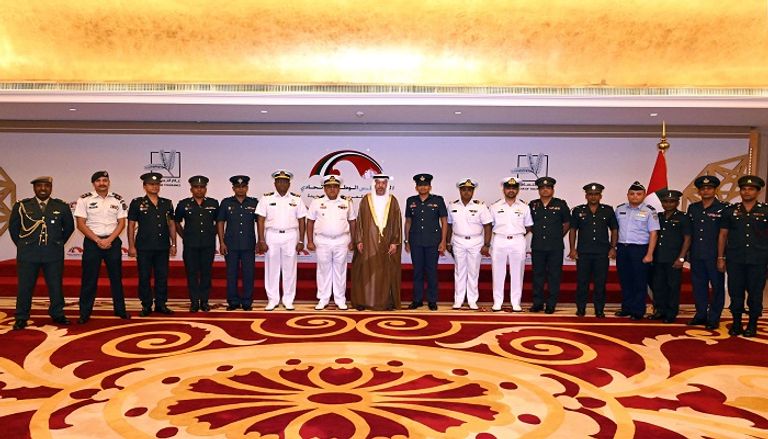 الأمين العام للمجلس الوطني الاتحادي الإماراتي مع الوفد السريلانكي