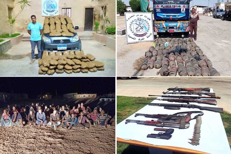 ضبطيات حرس الحدود المصري