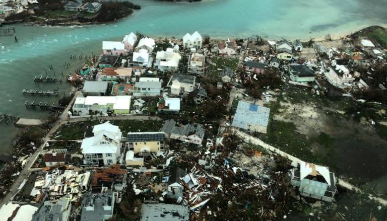  الإعصار ضرب الباهاما خلال الأيام الثلاثة الماضية