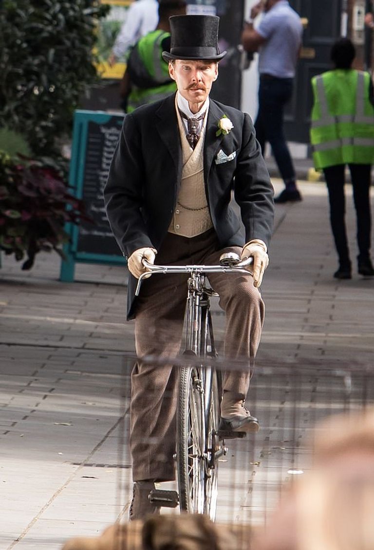 كومبارباتش خلال تصوير مشاهد الفيلم