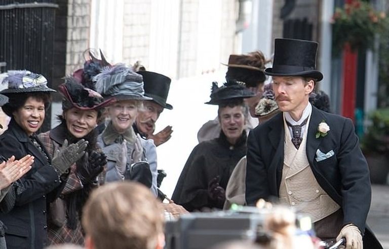 كومبارباتش خلال تصوير مشاهد الفيلم