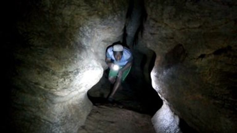 صورة للكهف المكتشف في إقليم أوروميا 