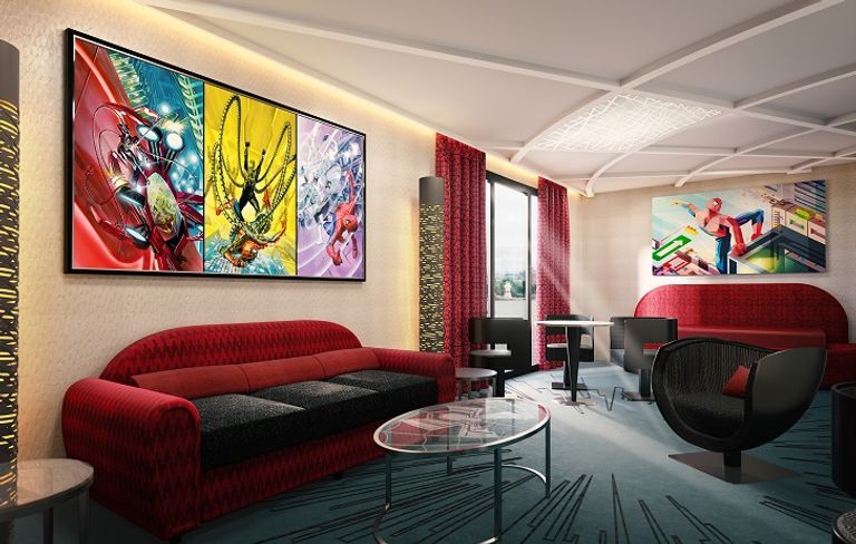 تجارب فريدة من "عالم مارفل" في مدينة "ديزني لاند باريس" للألعاب