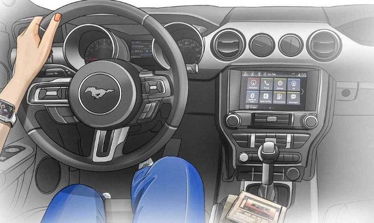 كباينة القيادة بالجيل السادس من طراز موستانج