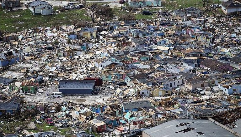 إعصار دوريان خلّف دماراً هائلاً في جزر الباهاما