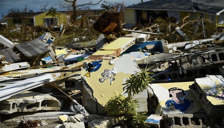 جانب من دمار الإعصار دوريان  جانب من دمار الإعصار دوريان في جزر الباهاما