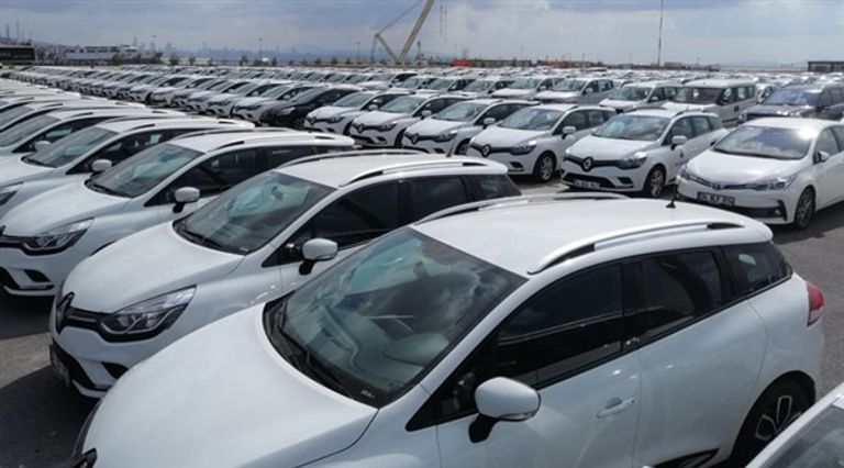 سيارات حزب أردوغان في الانتخابات