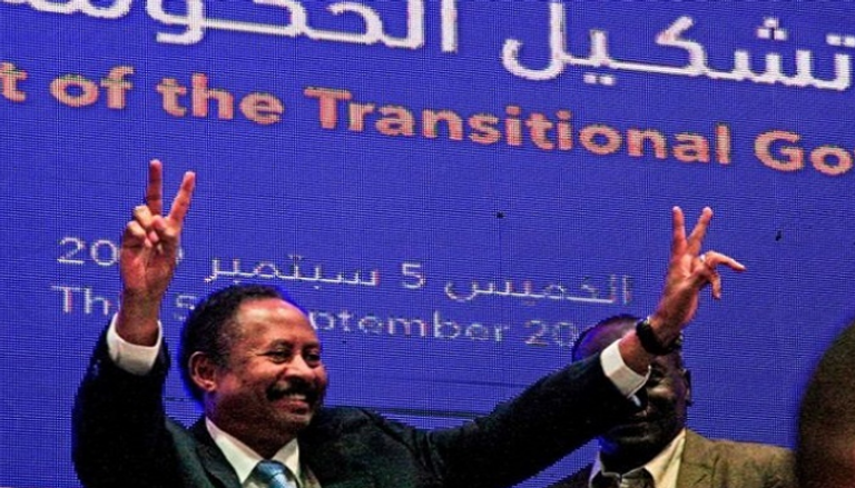 رئيس الوزراء السوداني عبدالله حمدوك عقب إعلان تشكيل الحكومة 